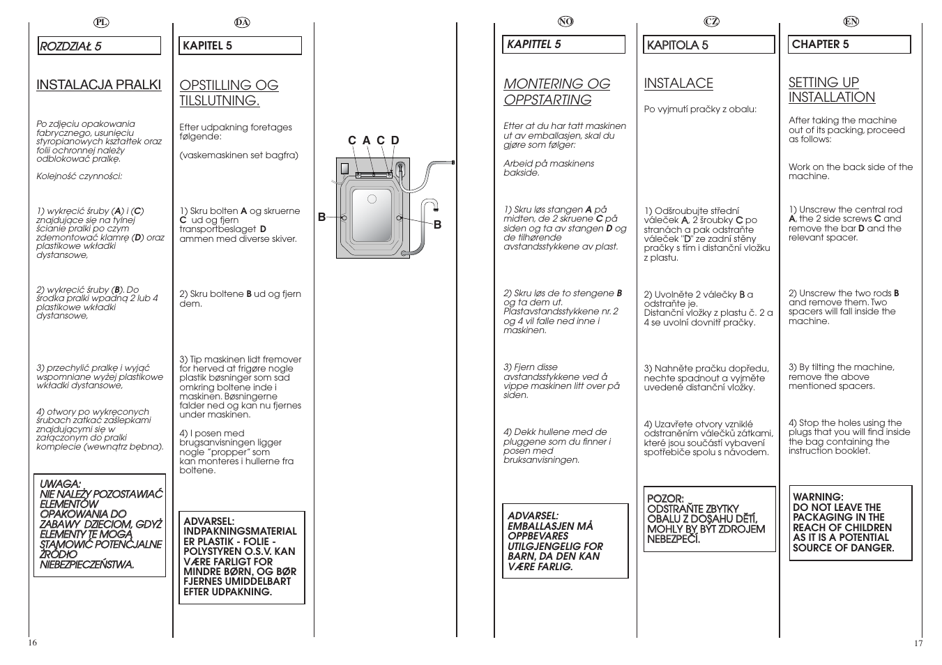 Candy CS1105-16S User Manual | Page 9 / 37