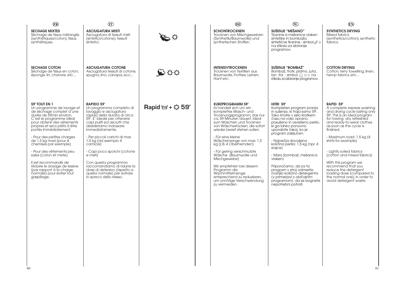 Candy GO W465D-UK User Manual | Page 31 / 49