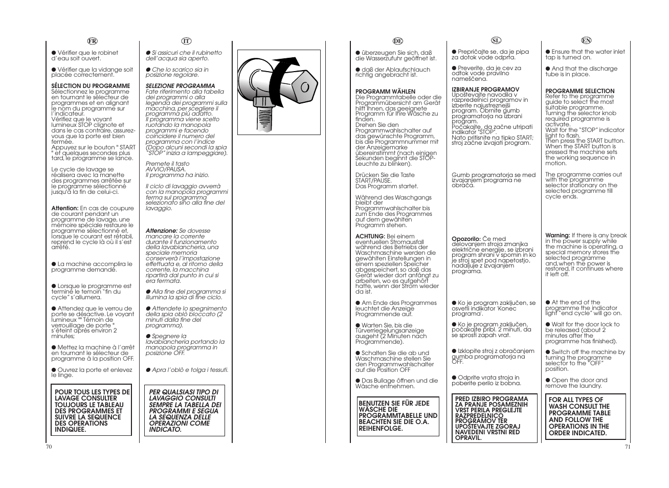 Candy GO W465D-UK User Manual | Page 36 / 49