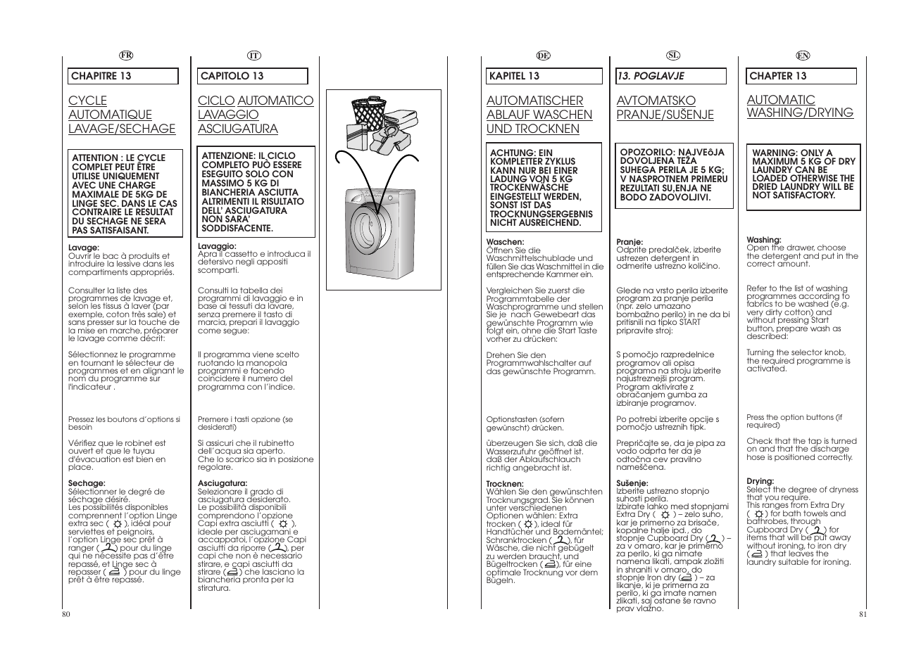 Candy GO W465D-UK User Manual | Page 41 / 49