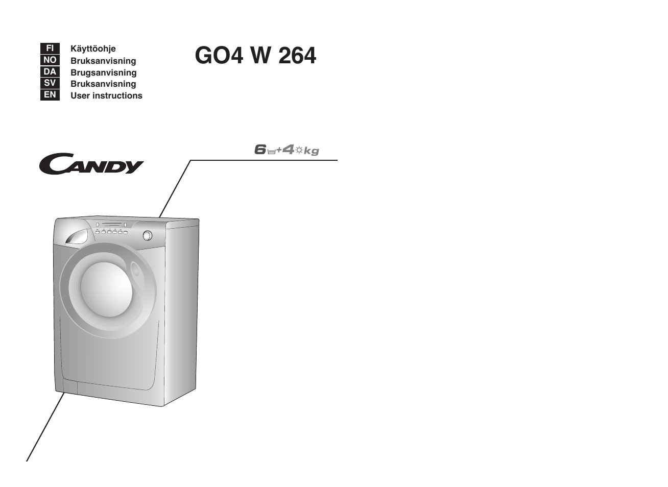 Candy GO4 W264-07S User Manual | 49 pages