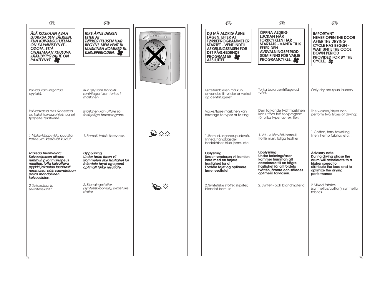 Candy GO4 W264-07S User Manual | Page 38 / 49