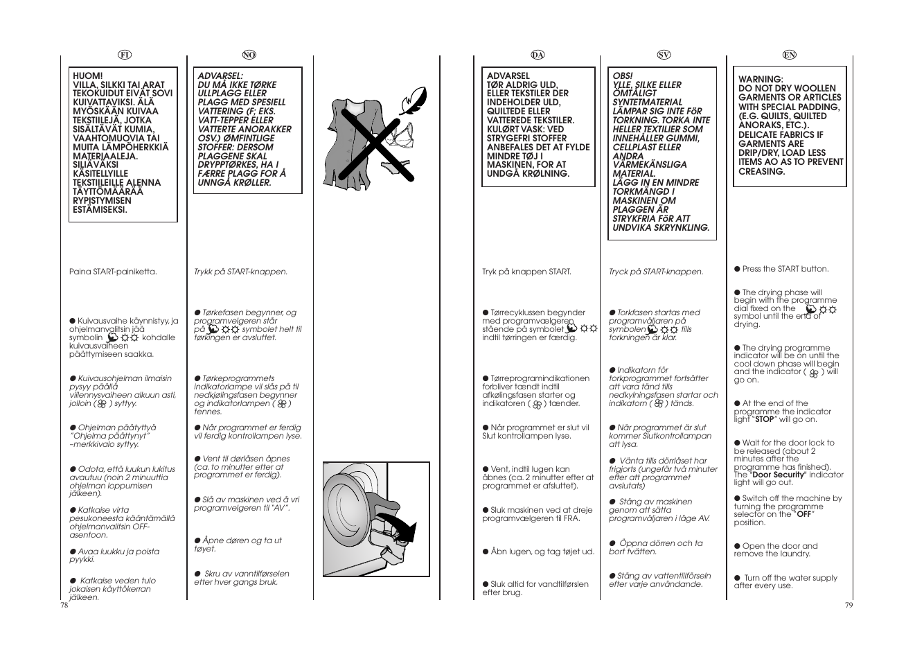 Candy GO4 W264-07S User Manual | Page 40 / 49