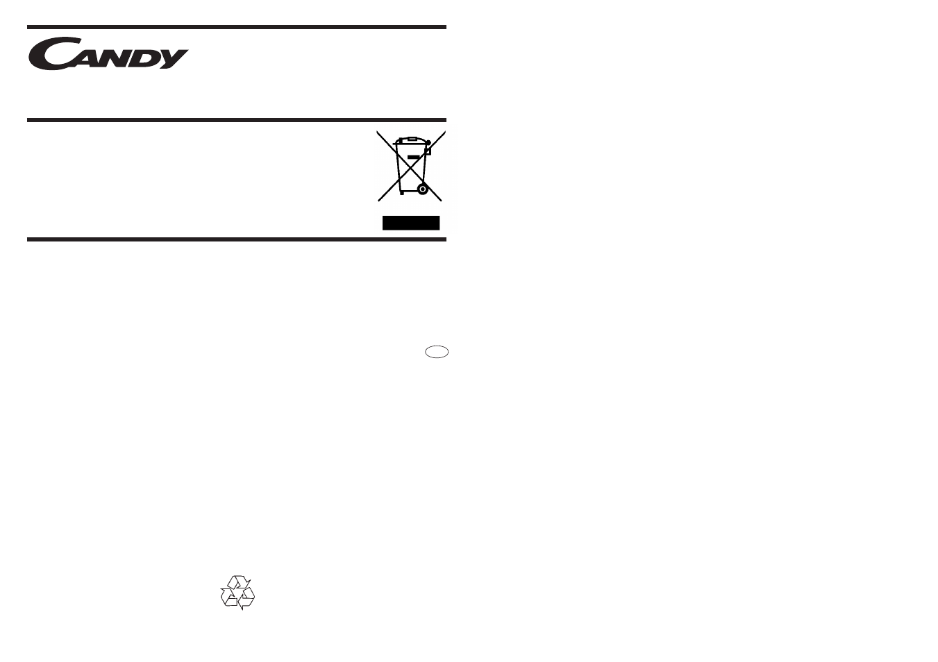 Candy CWB 1206-80S User Manual | Page 17 / 17