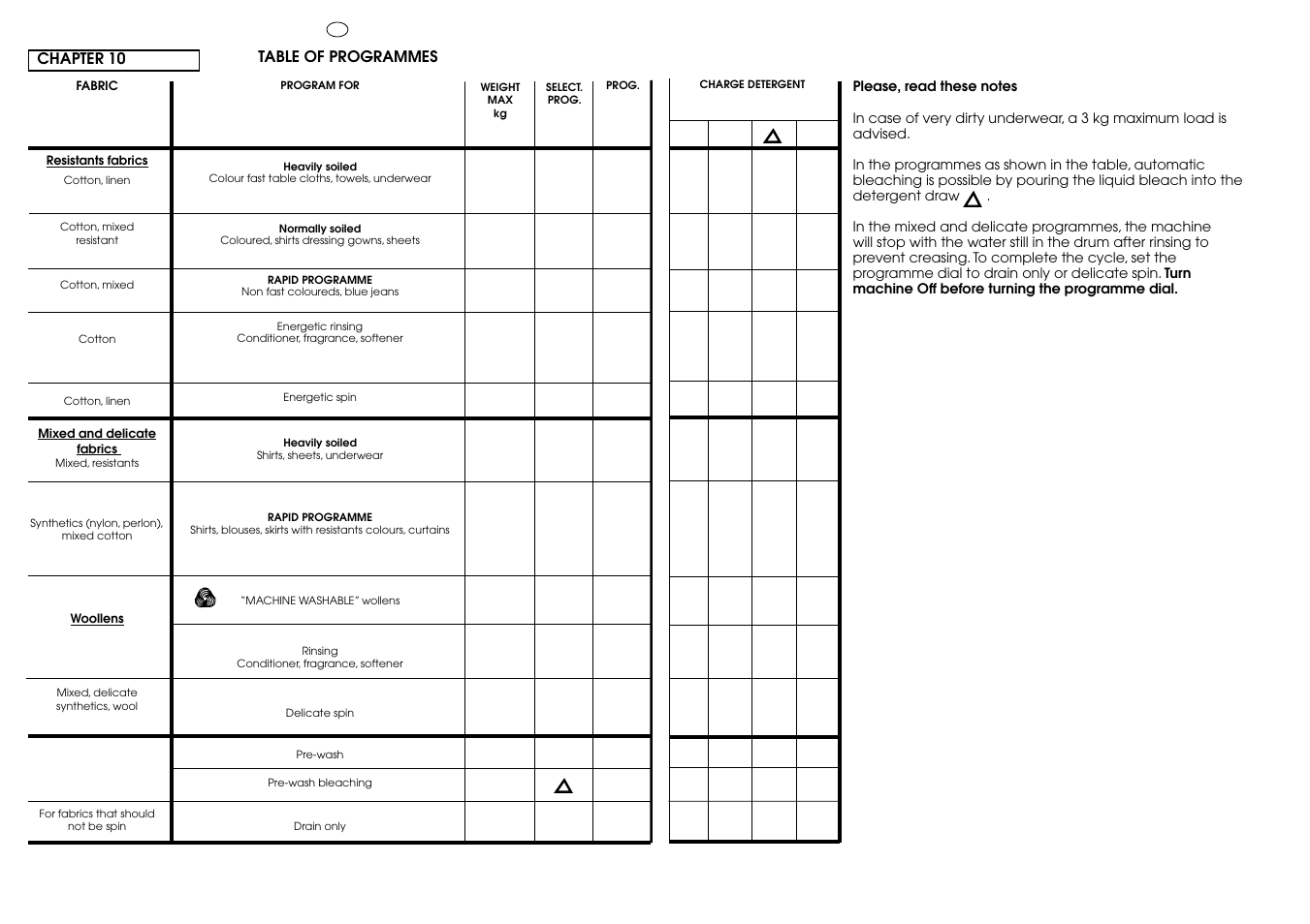 Candy CJ 534__D User Manual | Page 23 / 33