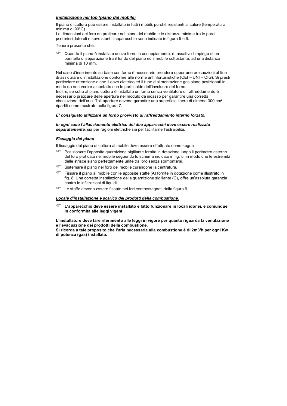 Candy PL 40 X User Manual | Page 10 / 102