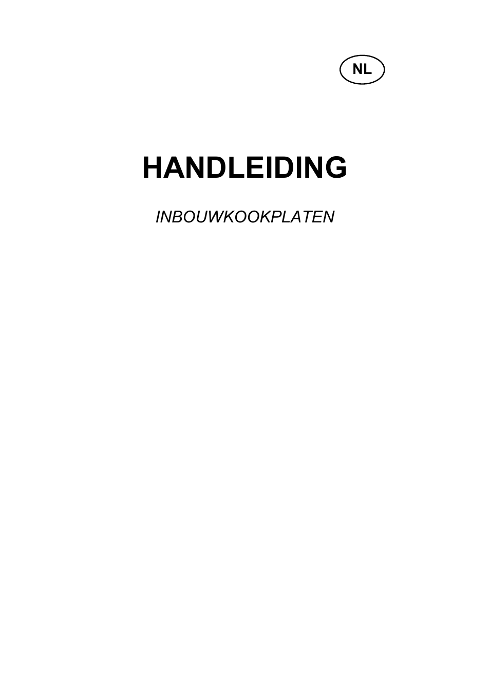 Handleiding, Inbouwkookplaten | Candy PL 40 X User Manual | Page 27 / 102