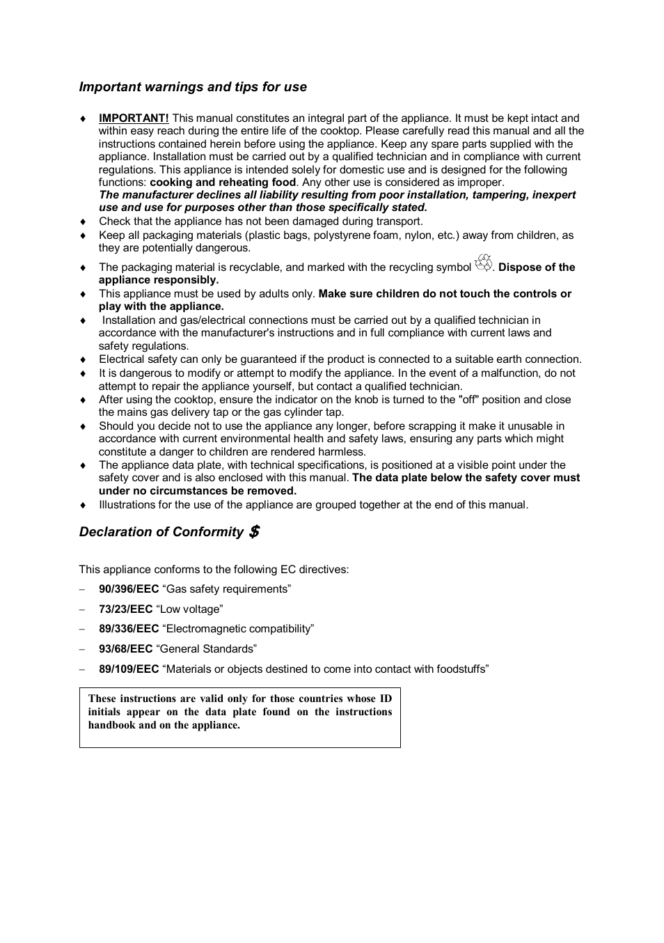 Candy PL 40 X User Manual | Page 51 / 102