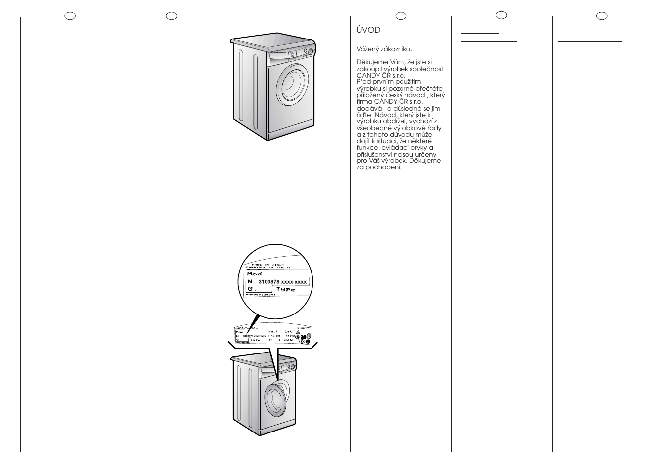 Candy CNE 138 T User Manual | Page 2 / 33