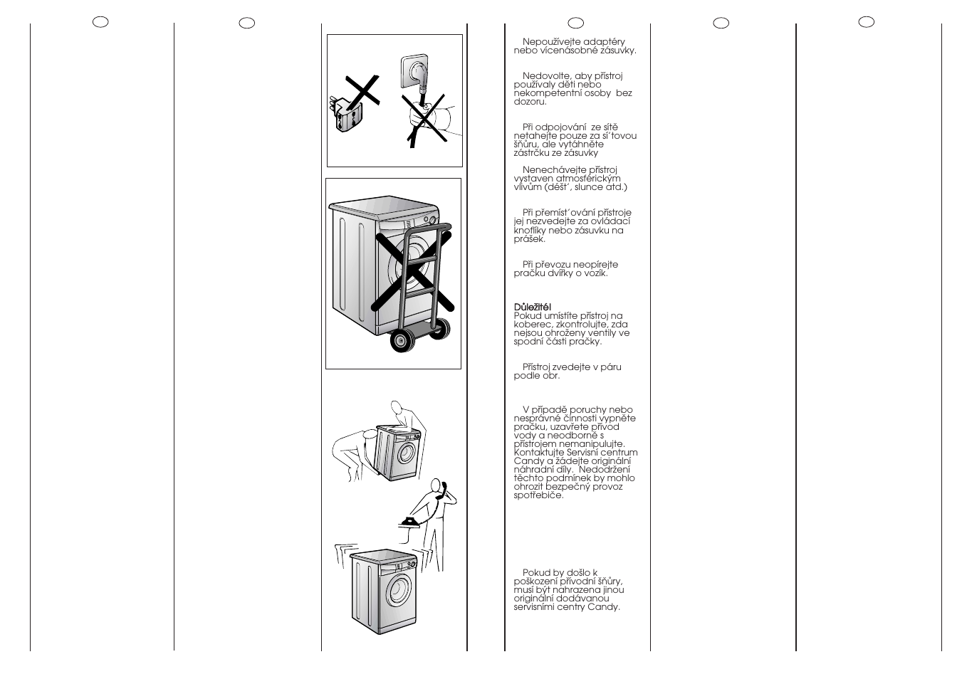 Candy CNE 138 T User Manual | Page 7 / 33
