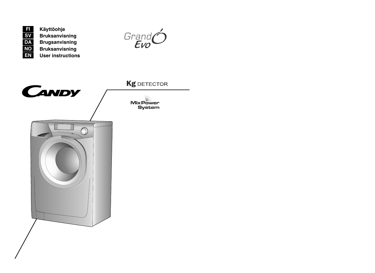 Candy EVO 1684LW-S User Manual | 45 pages