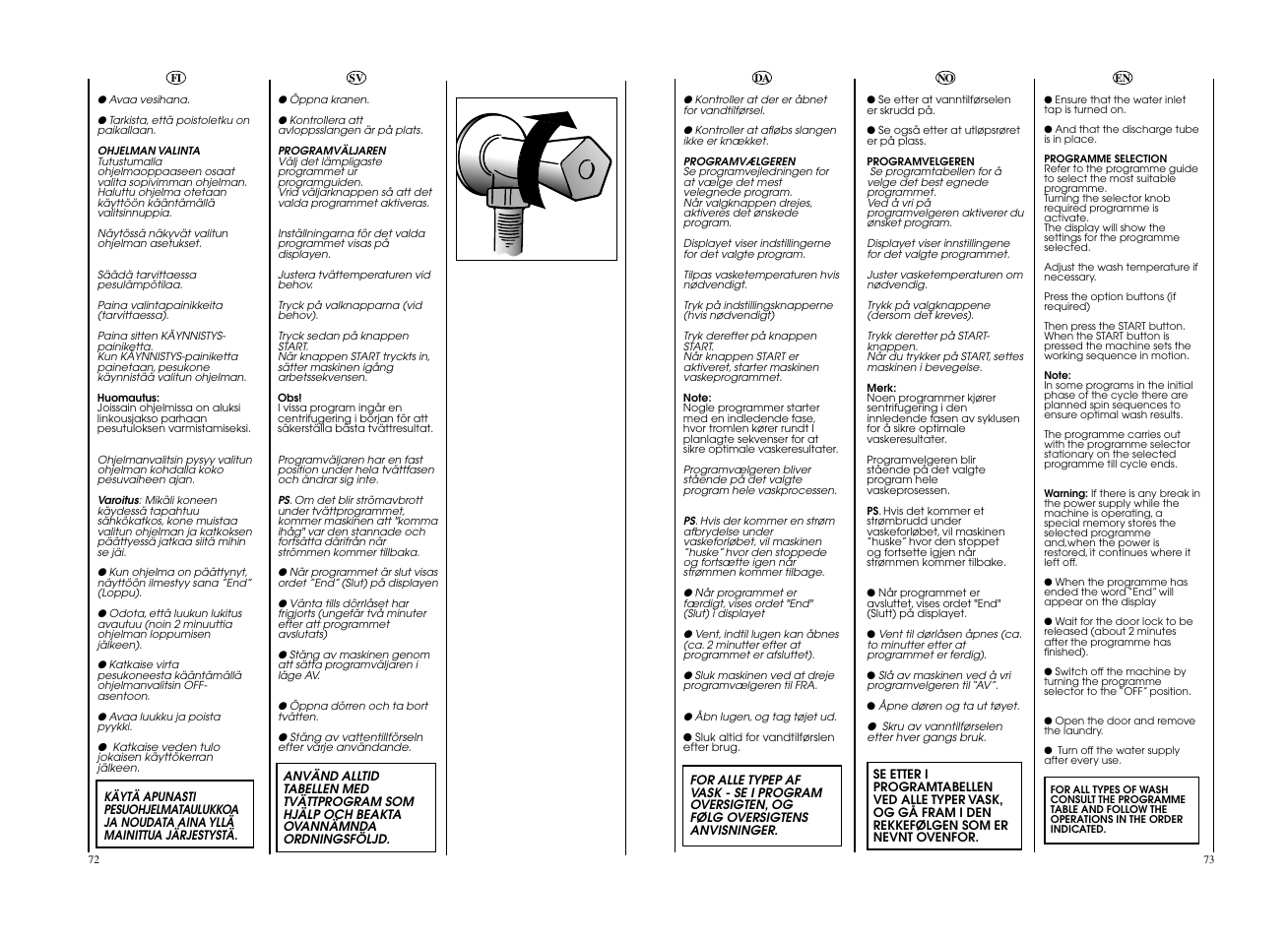 Candy EVO 1684LW-S User Manual | Page 37 / 45