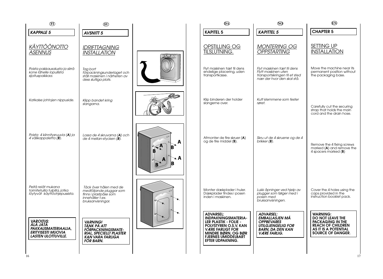Candy EVO 1684LW-S User Manual | Page 9 / 45