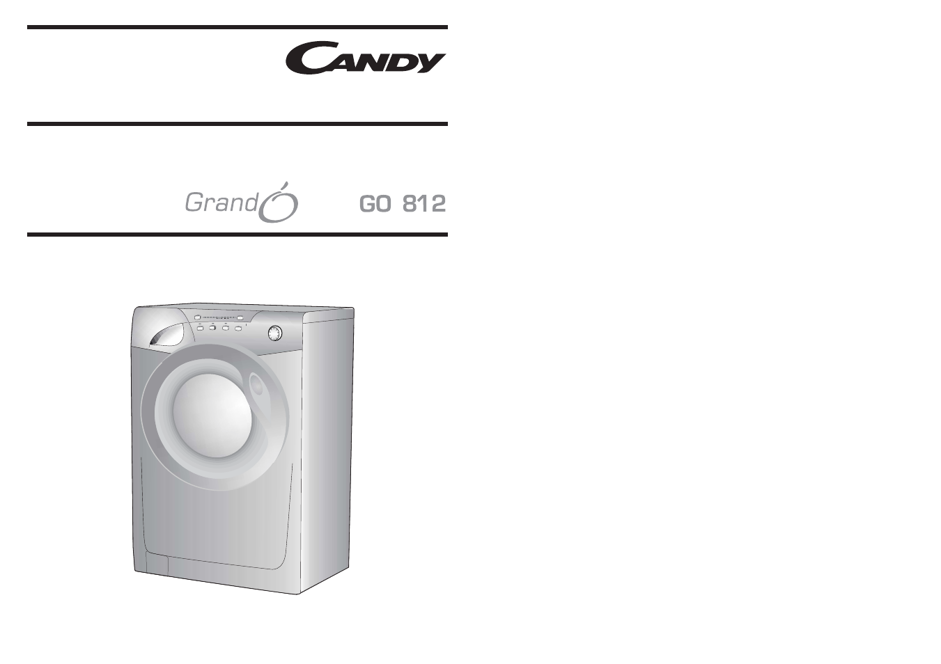 Candy GO 812 AUS User Manual | 17 pages