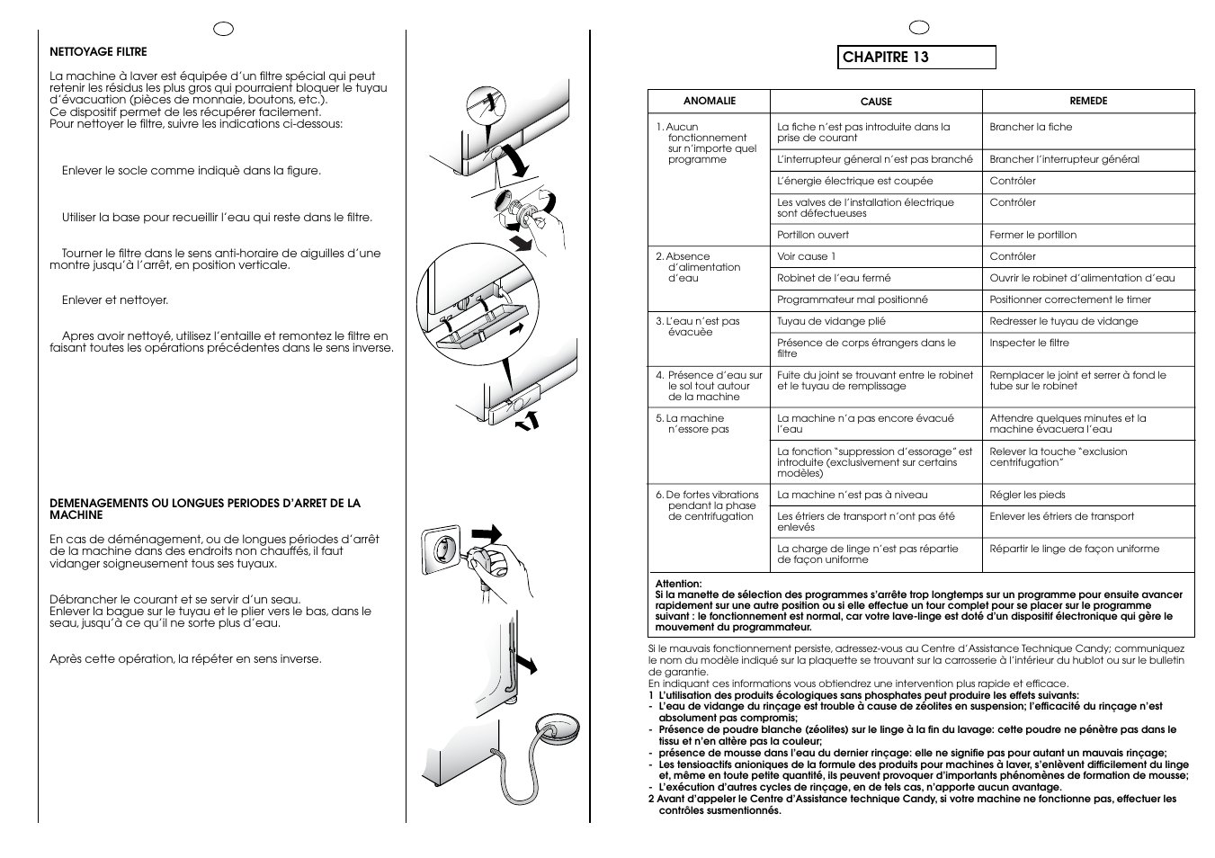 Chapitre 13 | Candy HOLIDAY 1000 User Manual | Page 40 / 67