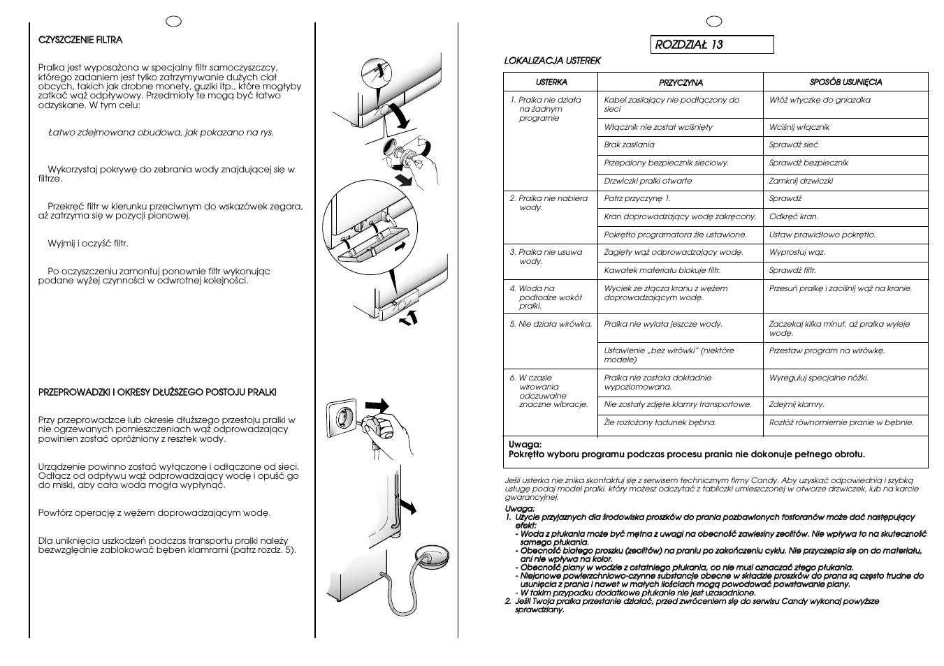 Candy HOLIDAY 1000 User Manual | Page 53 / 67