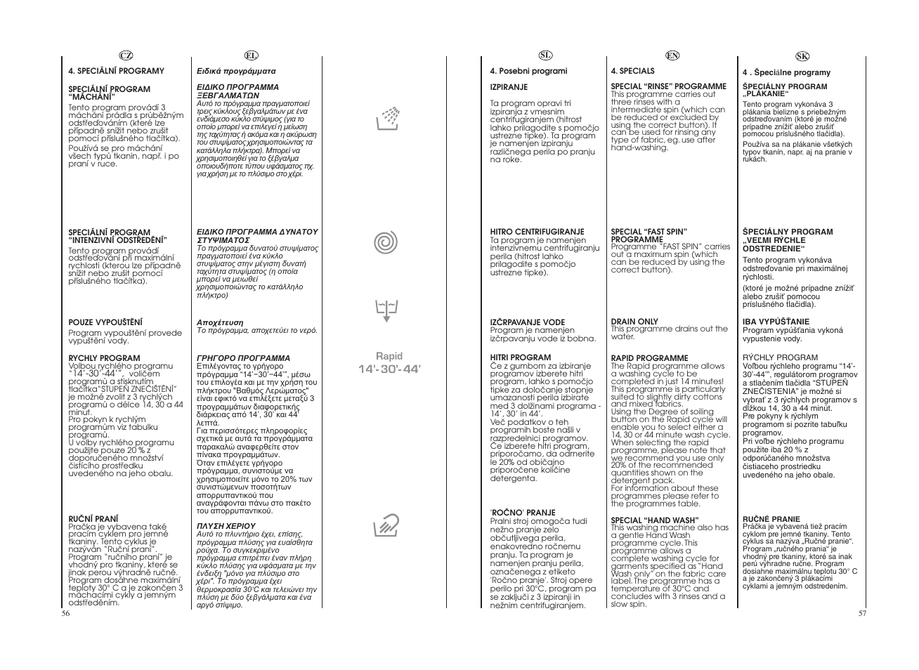 Candy GO4 1262D__1-16S User Manual | Page 29 / 41