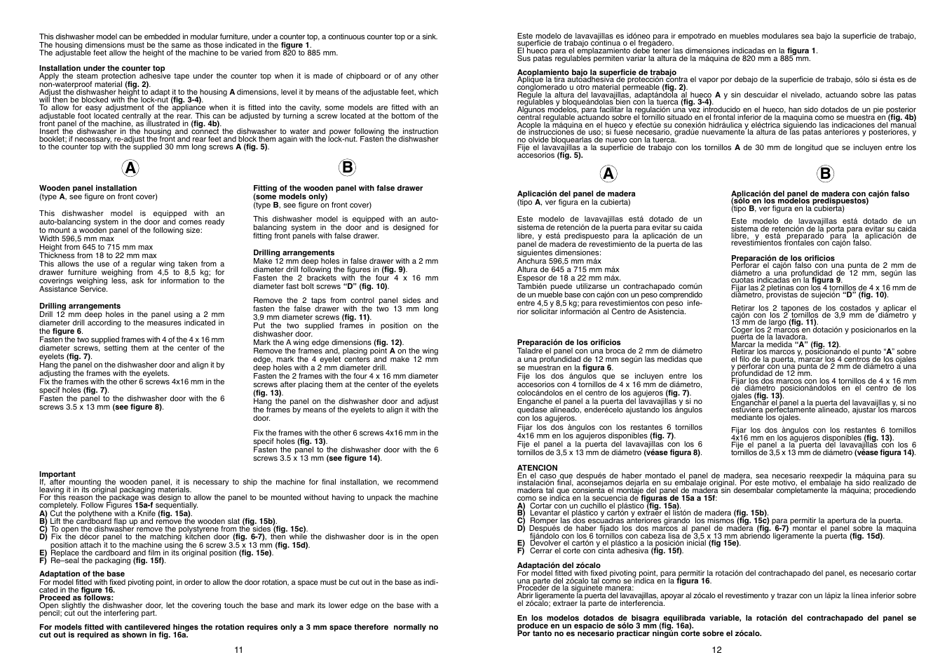 Candy DFI 95 T User Manual | Page 6 / 7
