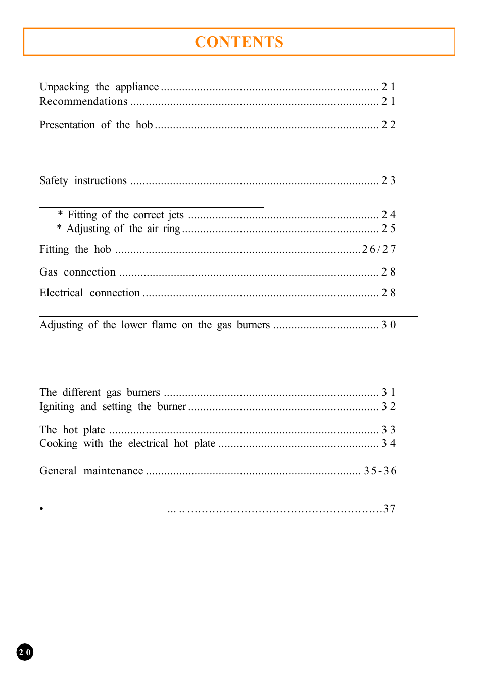 Candy PSA 640__1 FGH User Manual | 18 pages