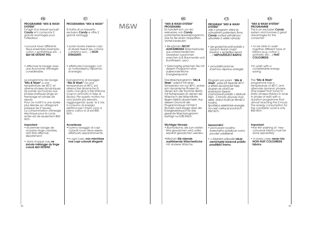 Candy CO 127DF-16S User Manual | Page 27 / 41