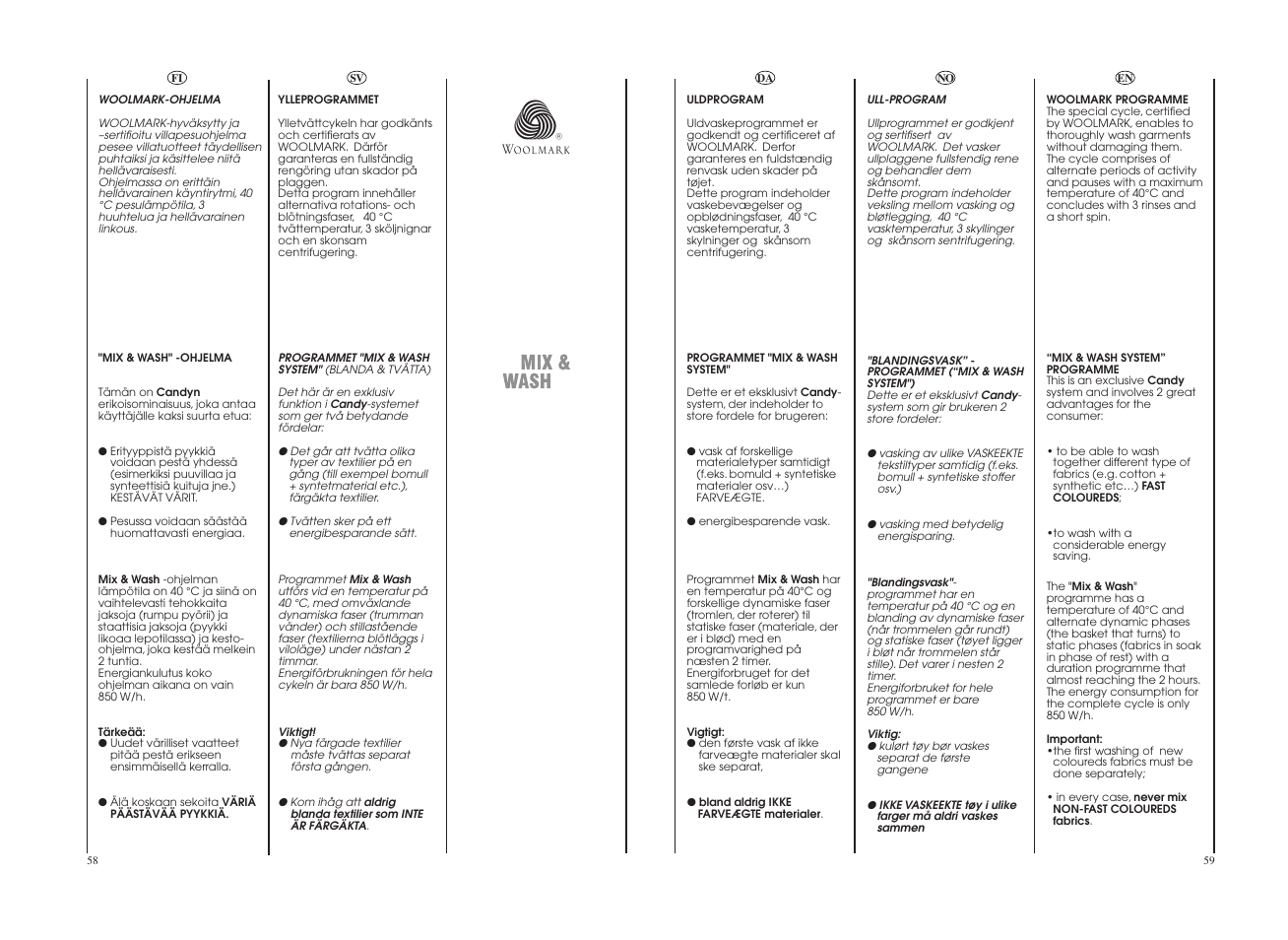 Candy GO 1682D-86S User Manual | Page 30 / 41