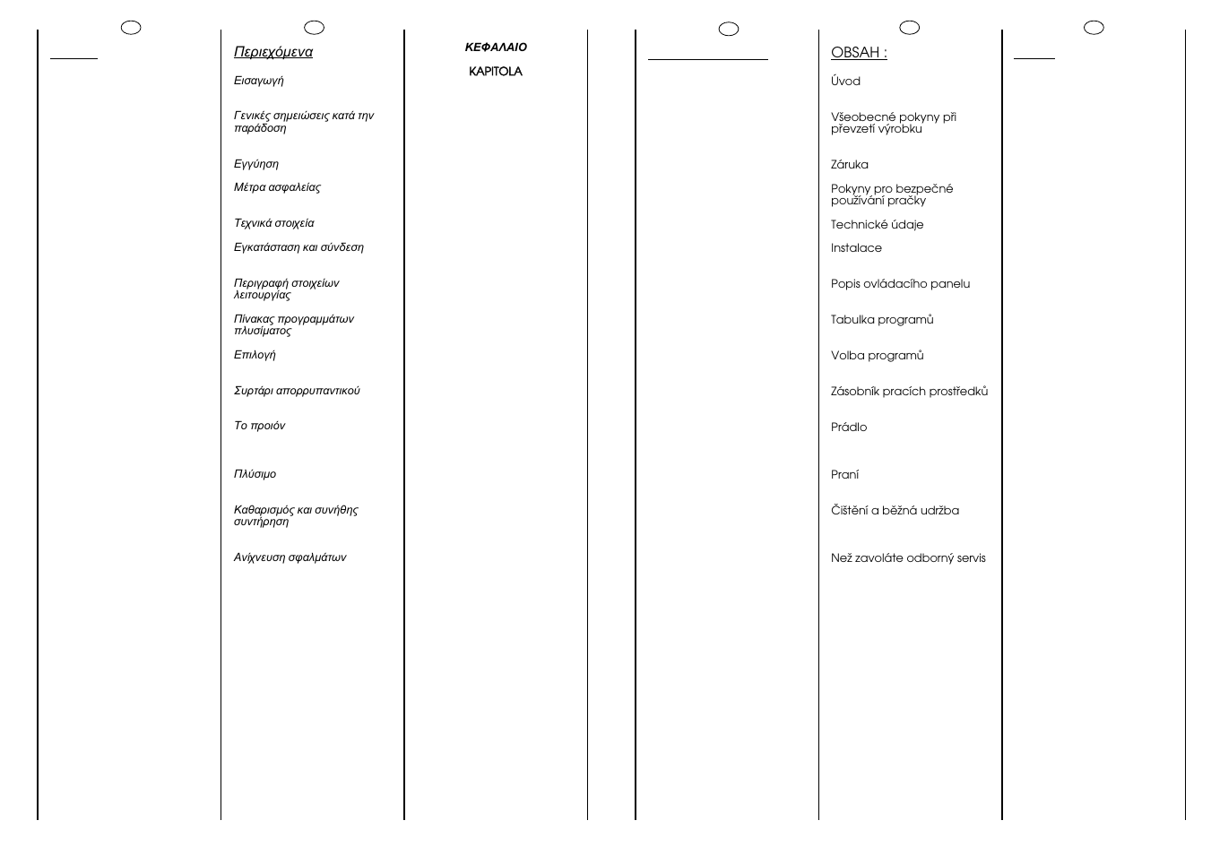 Candy CM2086-18S User Manual | Page 3 / 41