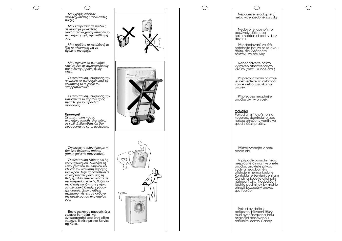 Candy CM2086-18S User Manual | Page 7 / 41