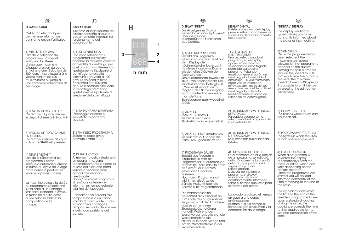 21 4 3 h m m | Candy GO4 107DF__1-16S User Manual | Page 18 / 41
