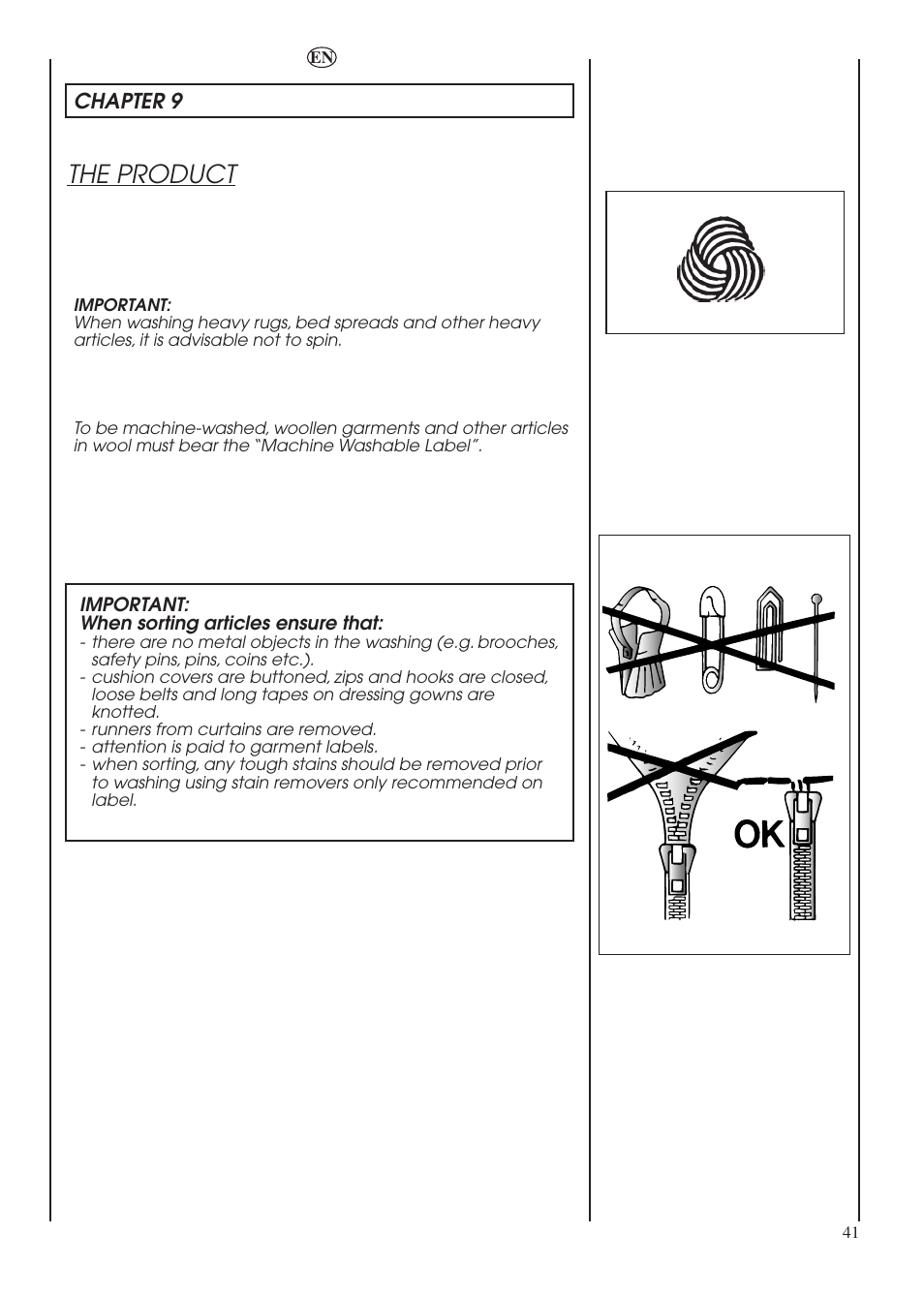The product | Candy LBHOL 182 User Manual | Page 41 / 80