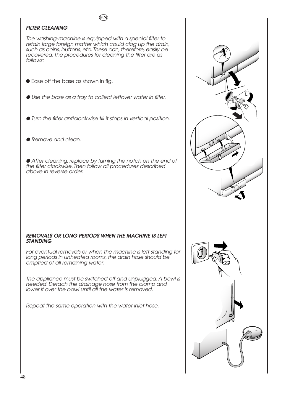 Candy LBHOL 182 User Manual | Page 48 / 80