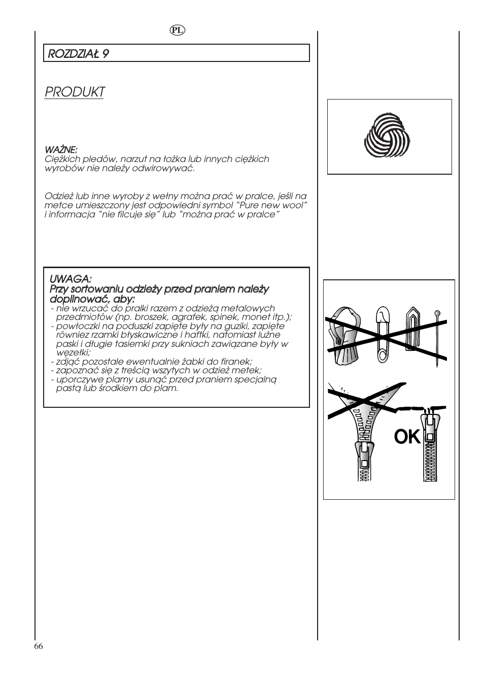 Produkt | Candy LBHOL 182 User Manual | Page 66 / 80