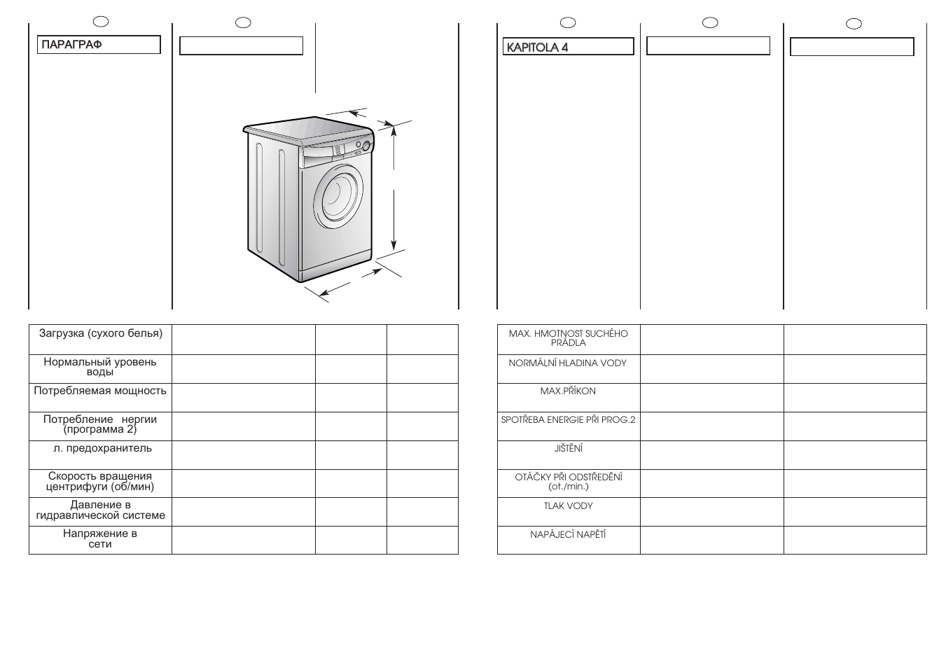 Candy CNE 89 T RU User Manual | Page 8 / 33