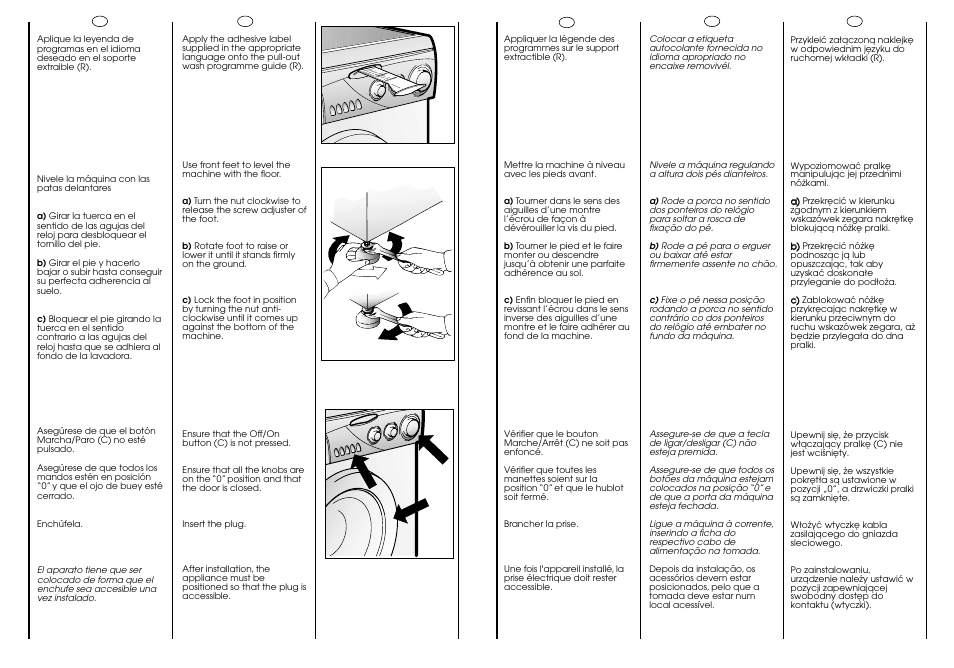 Ab c | Candy CJ 474__F User Manual | Page 11 / 33