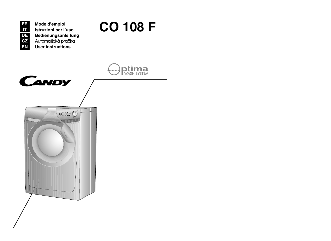 Candy CO 108F__L1-S User Manual | 41 pages