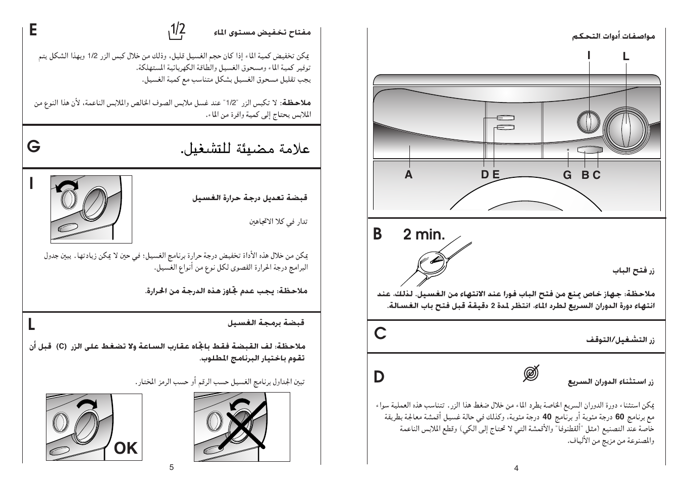 El i ok g, Bc d | Candy CN 54.1 T__C User Manual | Page 23 / 25
