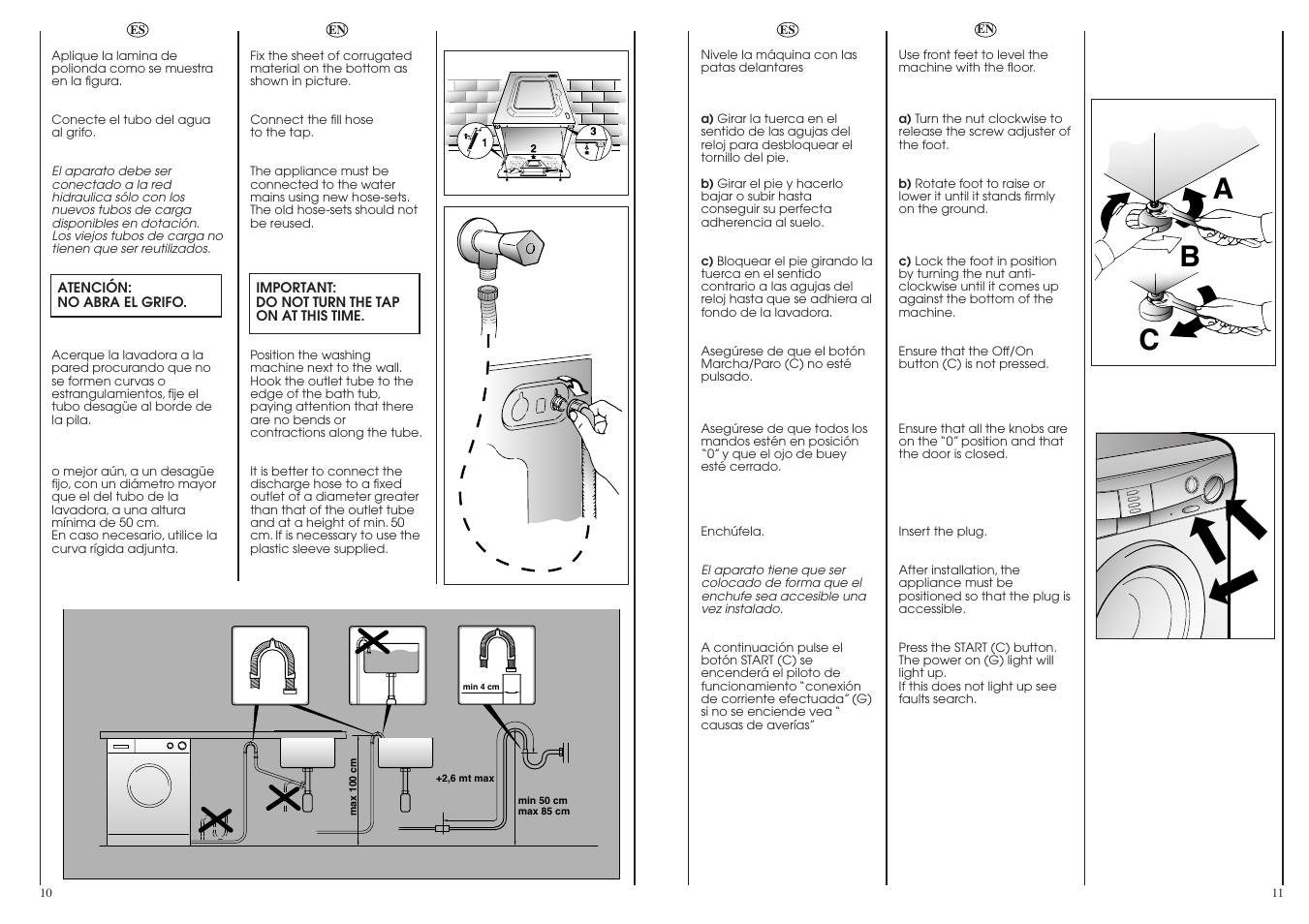 Ab c | Candy CN 54.1 T__C User Manual | Page 6 / 25