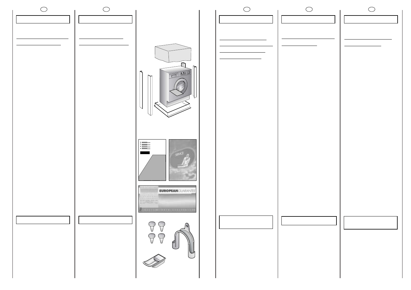 Candy CWB 1307-01S User Manual | Page 4 / 41