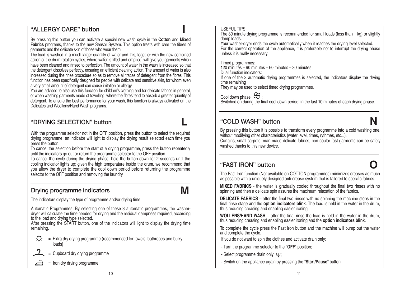 Candy GO4W464-80 User Manual | Page 6 / 21