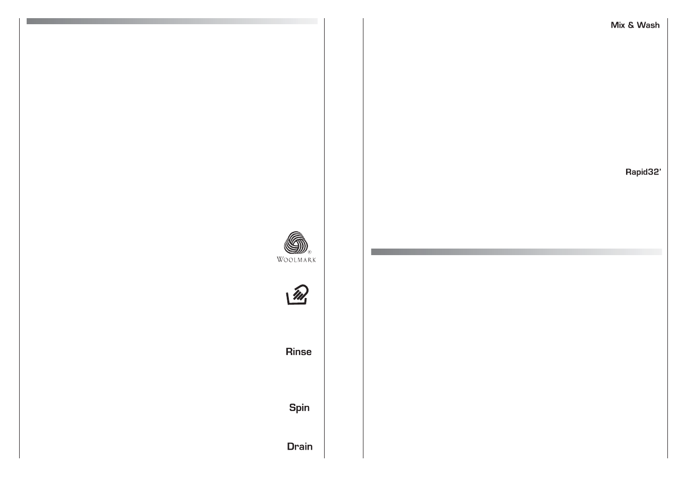 Programme selector | Candy GO 682-80 User Manual | Page 8 / 17