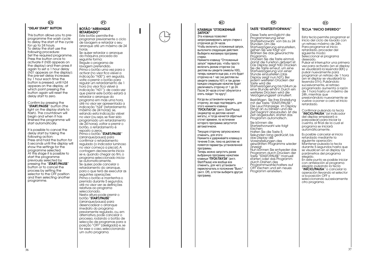 Candy EVOW 4853D-S User Manual | Page 19 / 53