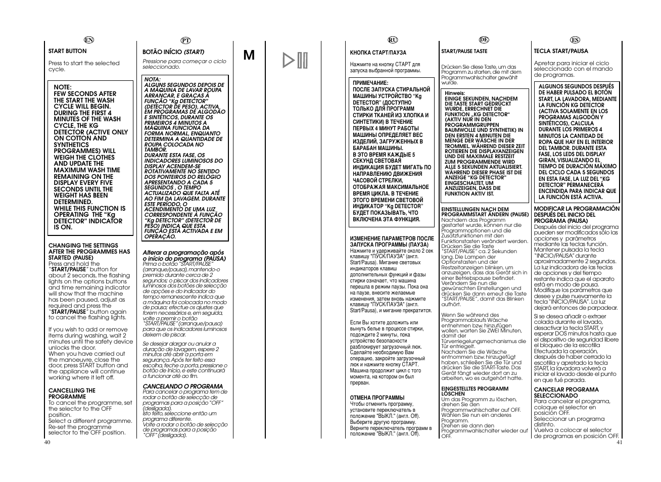 Candy EVOW 4853D-S User Manual | Page 21 / 53