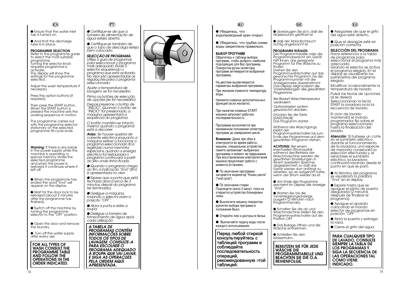 Candy EVOW 4853D-S User Manual | Page 38 / 53