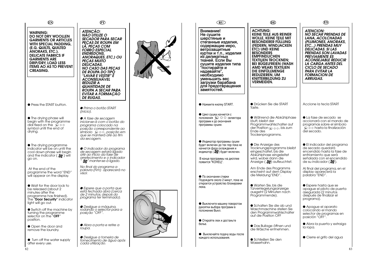 Candy EVOW 4853D-S User Manual | Page 42 / 53