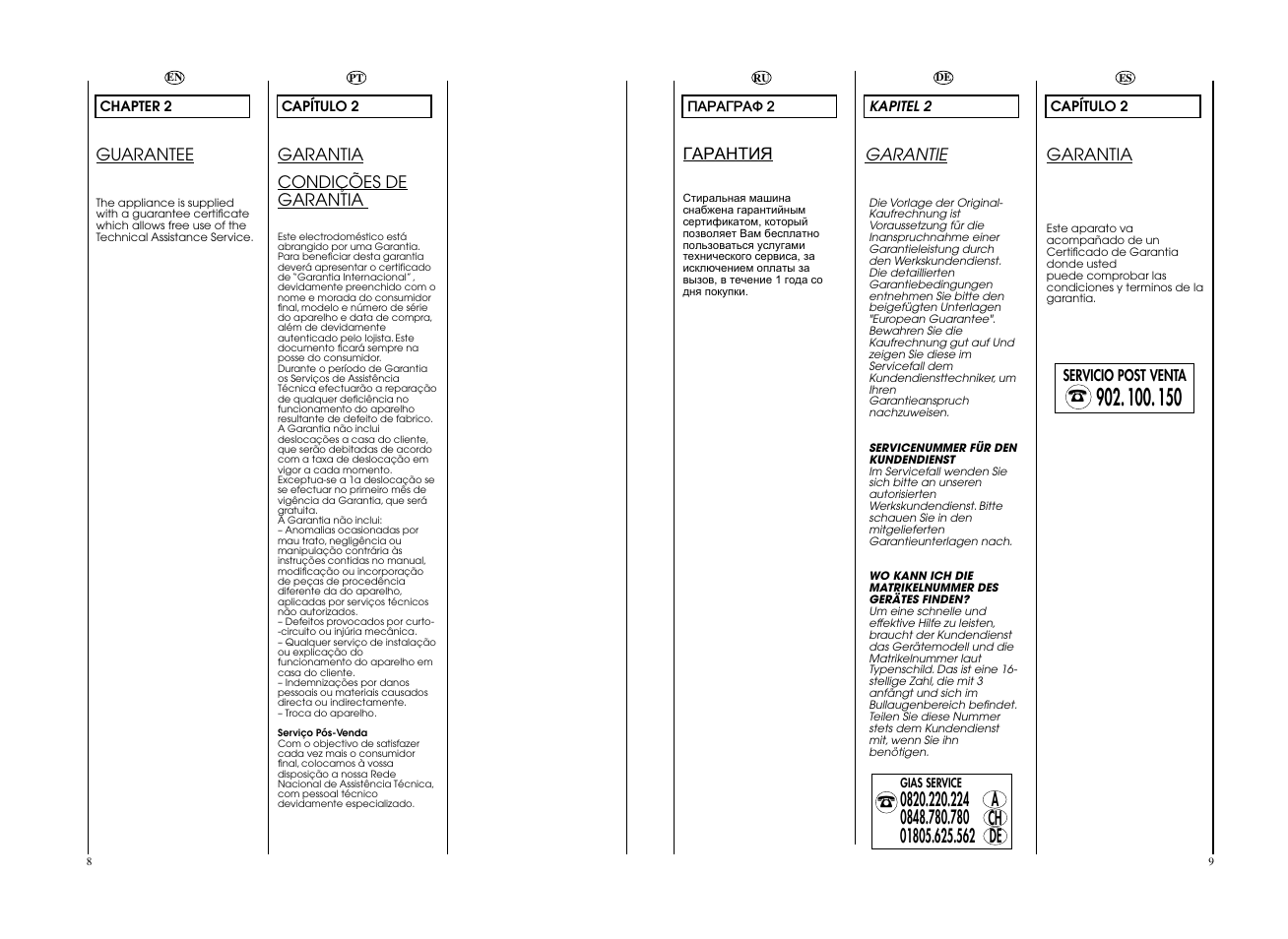 Candy EVOW 4853D-S User Manual | Page 5 / 53