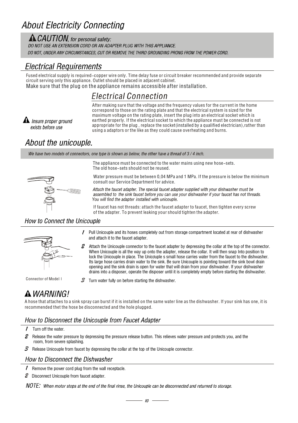 Candy LS CSF 4570 EX User Manual | Page 12 / 15