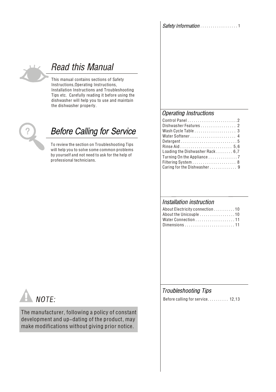Candy LS CSF 4570 EX User Manual | Page 2 / 15