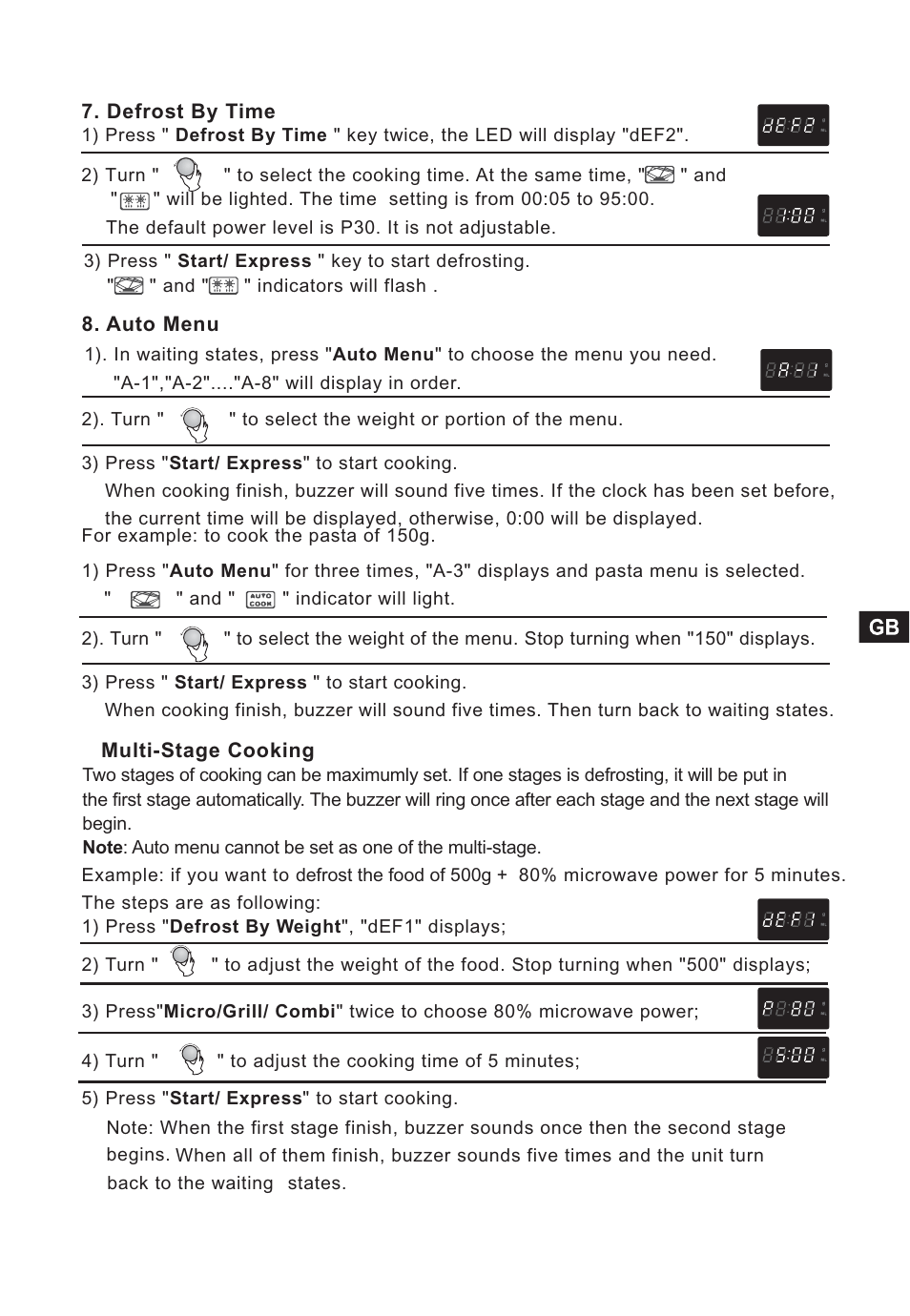Candy CMG 2394 DS User Manual | Page 11 / 100