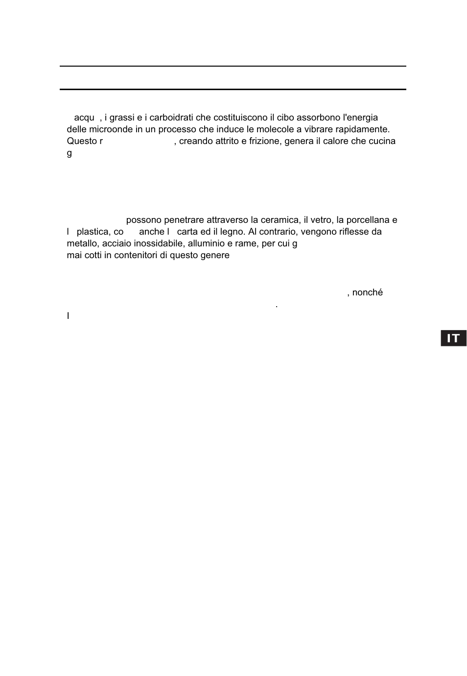 Guida alla cottura | Candy CMG 2394 DS User Manual | Page 49 / 100