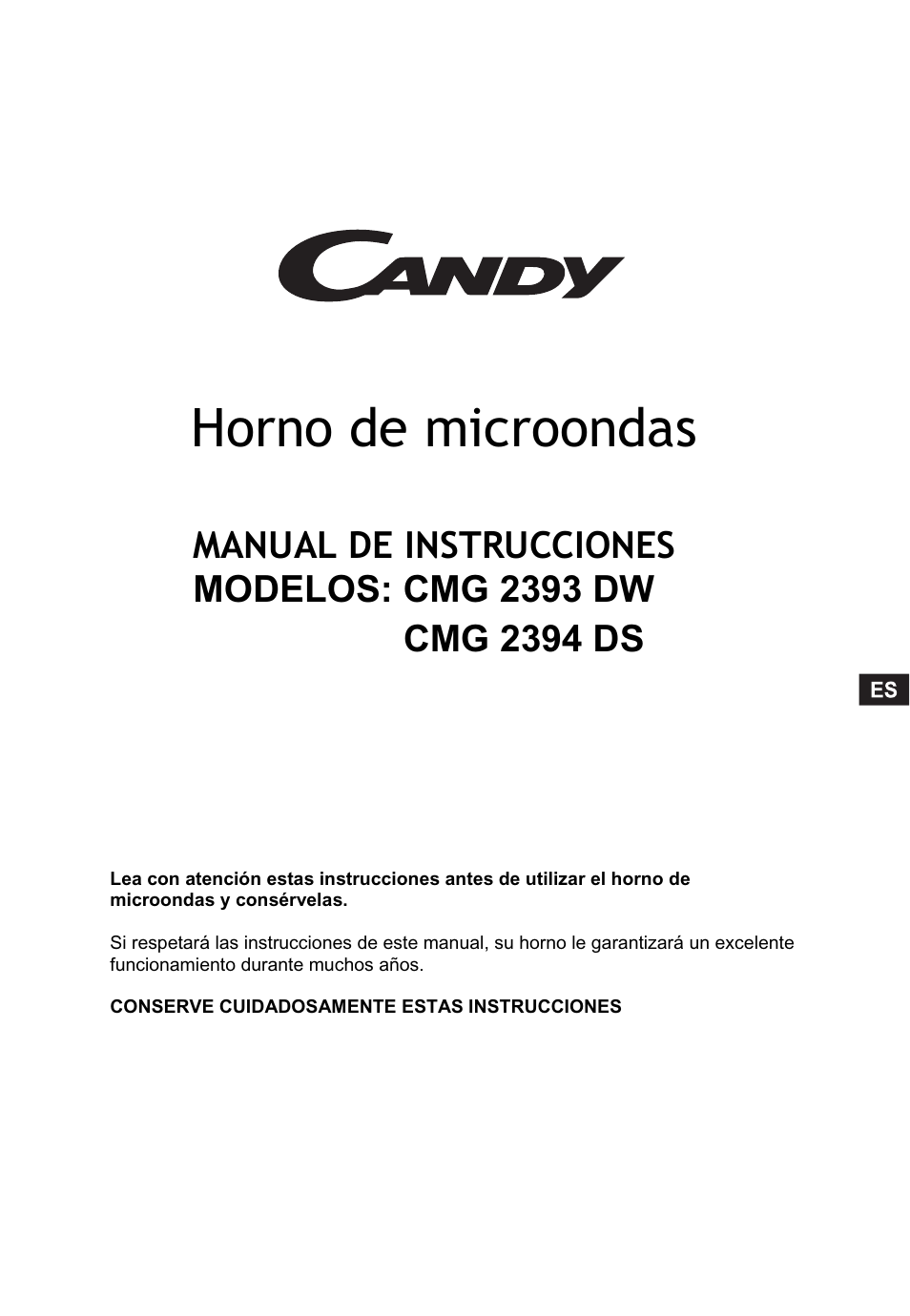 Horno de microondas | Candy CMG 2394 DS User Manual | Page 67 / 100