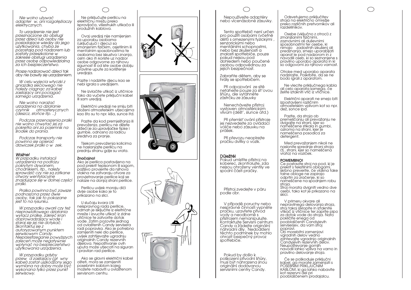 Candy GO 148DF-03S User Manual | Page 7 / 41